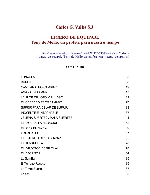 Carlos valles ligero de equipaje pdf